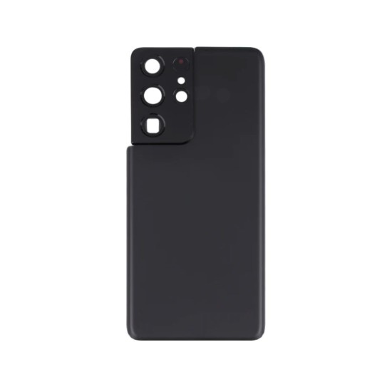 Back Cover+Camera Lens Samsung Galaxy S21 Ultra/G998 Black Back Cover+Camera Lens Samsung Galaxy S21 Ultra/G998 Black